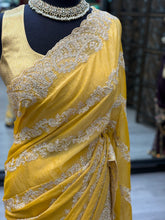 Load image into Gallery viewer, Sunflower Yellow Saree