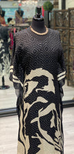 Load image into Gallery viewer, Black - Ivory Kaftan