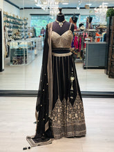 Load image into Gallery viewer, Midnight Noor Lehenga