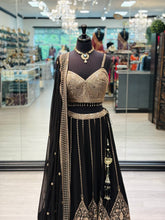Load image into Gallery viewer, Midnight Noor Lehenga