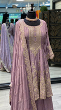 Load image into Gallery viewer, Lilac Peplum Suit
