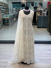 Load image into Gallery viewer, Pearl White Anarkali