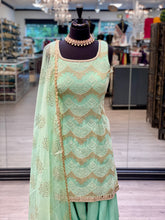 Load image into Gallery viewer, Mint Green Lace Suit