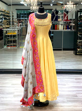 Load image into Gallery viewer, Sweet Yellow Anarkali