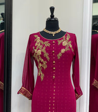 Load image into Gallery viewer, Mulberry Pink Kurti
