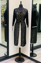 Load image into Gallery viewer, Priyanka White+Black Kurti