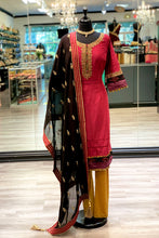 Load image into Gallery viewer, Deep Red Pyjami Suit