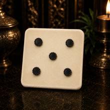 Load image into Gallery viewer, Round Black Bindis 5-Pack

