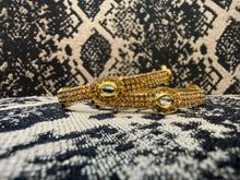 Load image into Gallery viewer, Gold Rhinestone Bangles
