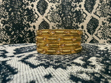 Load image into Gallery viewer, Vibrant Gold Bangles
