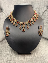 Load image into Gallery viewer, Maroon Polki Set
