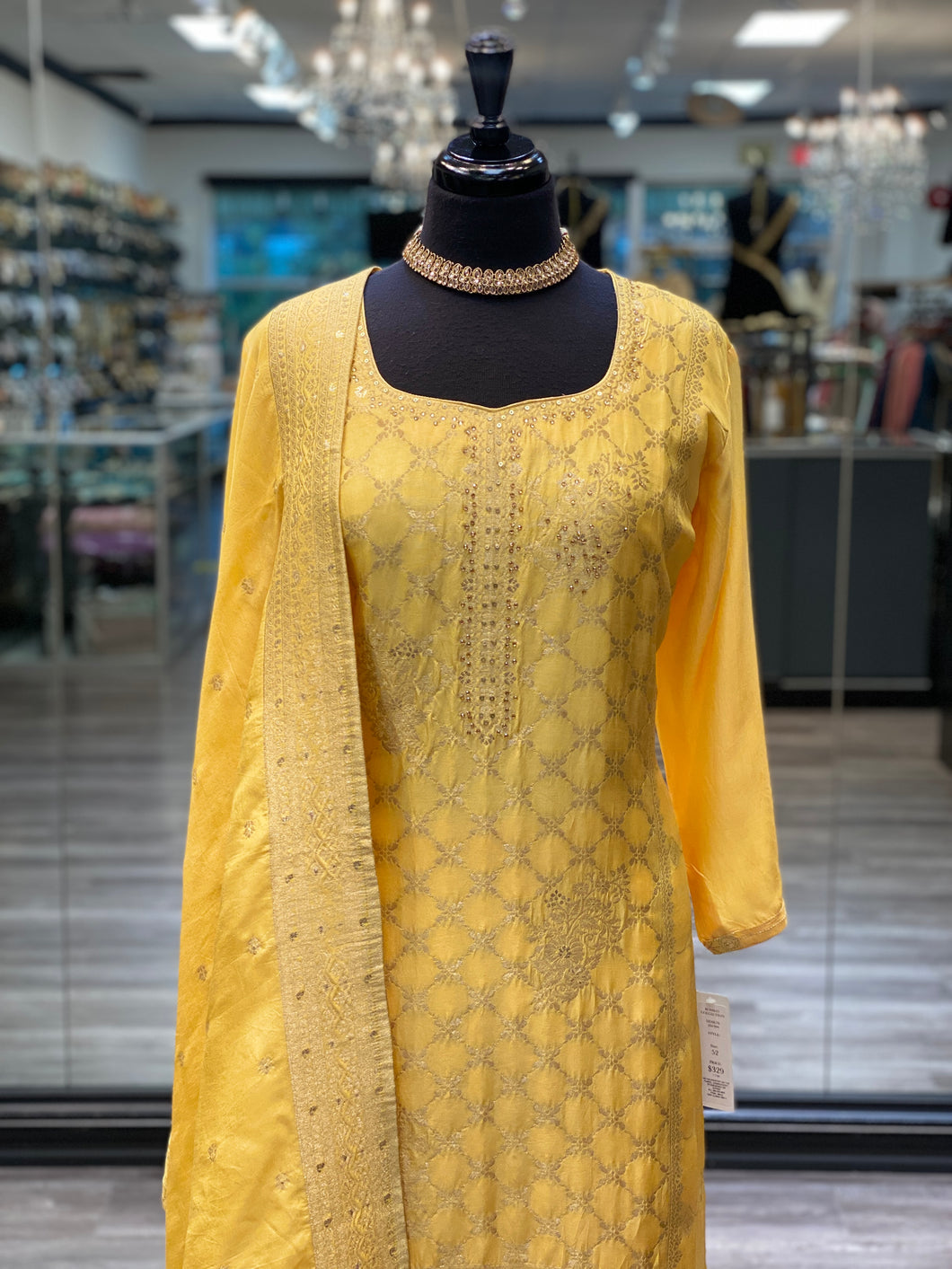 Haldi Yellow Pant Suit