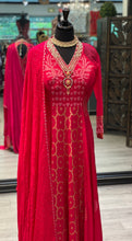 Load image into Gallery viewer, Rani Pink Anarkali
