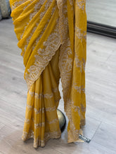 Load image into Gallery viewer, Sunflower Yellow Saree
