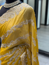 Load image into Gallery viewer, Sunflower Yellow Saree
