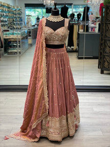 Coral Lehenga