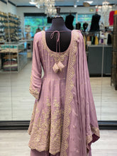 Load image into Gallery viewer, Lilac Peplum Suit
