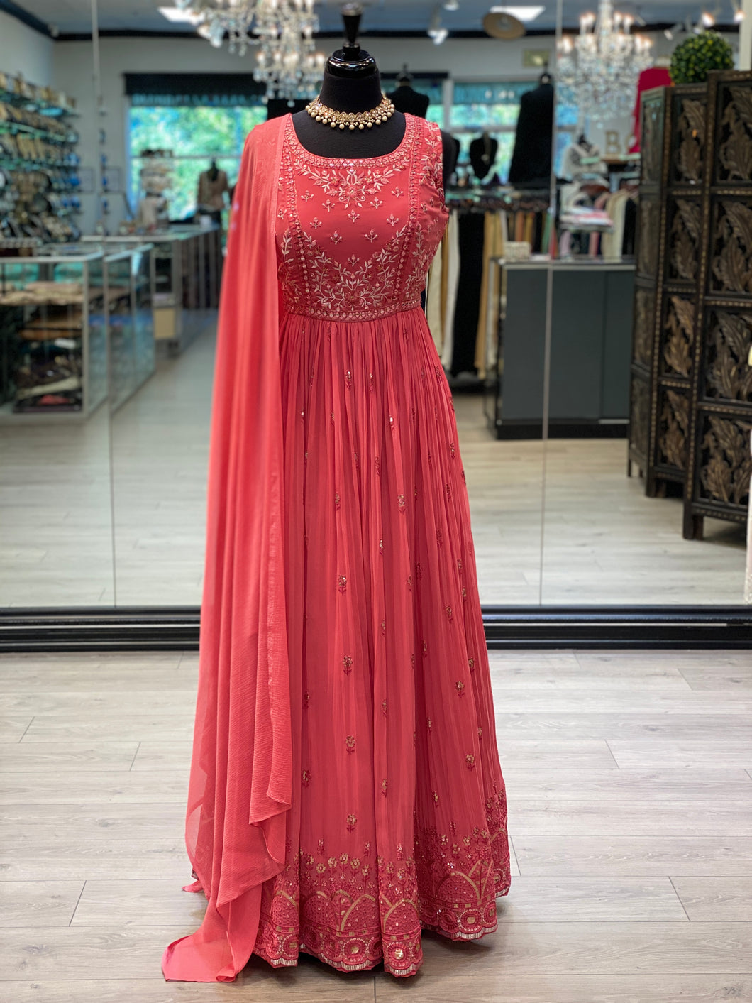 Coral Casual Anarkali