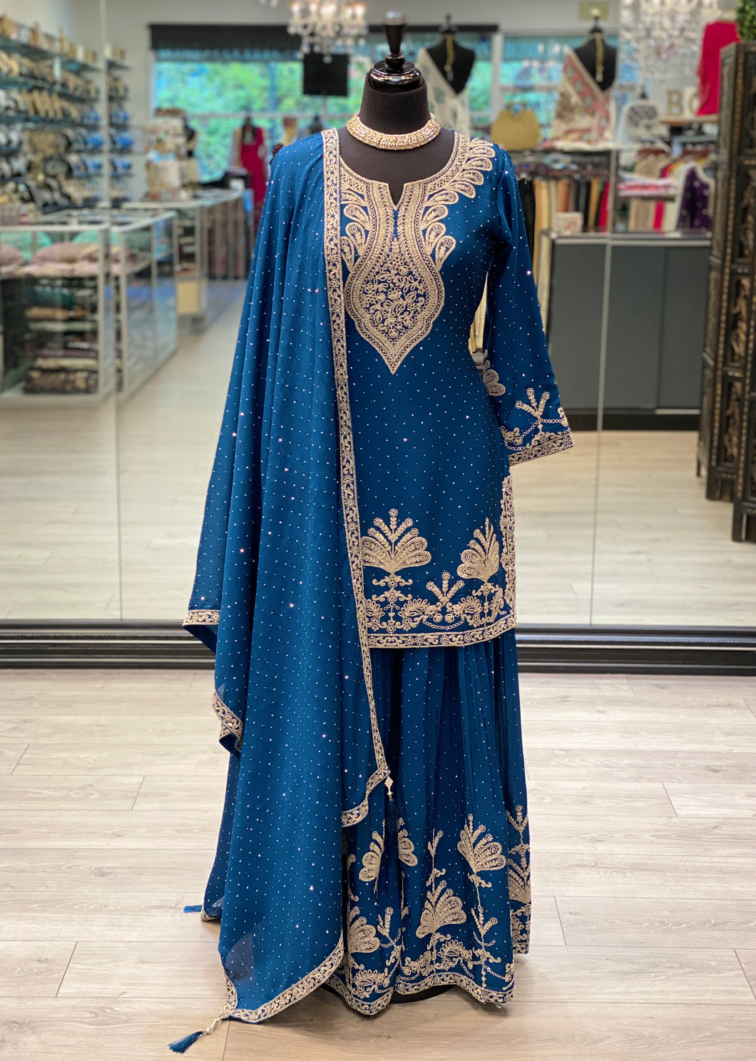 Shiny Blue Sharara