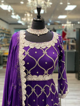 Load image into Gallery viewer, Purple Grape Anarakali
