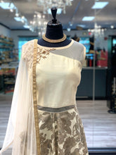 Load image into Gallery viewer, An Elegant White Anarkali
