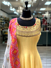 Load image into Gallery viewer, Sweet Yellow Anarkali
