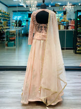 Load image into Gallery viewer, Shiny Pink Lengha
