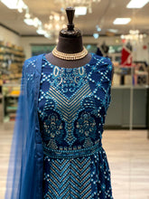 Load image into Gallery viewer, Prussian Blue Anarkali
