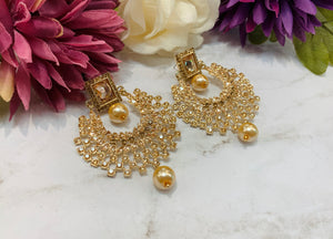 Zara Gold + Pearl Earrings