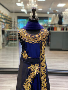 Girls Aisha Royal Blue Gown