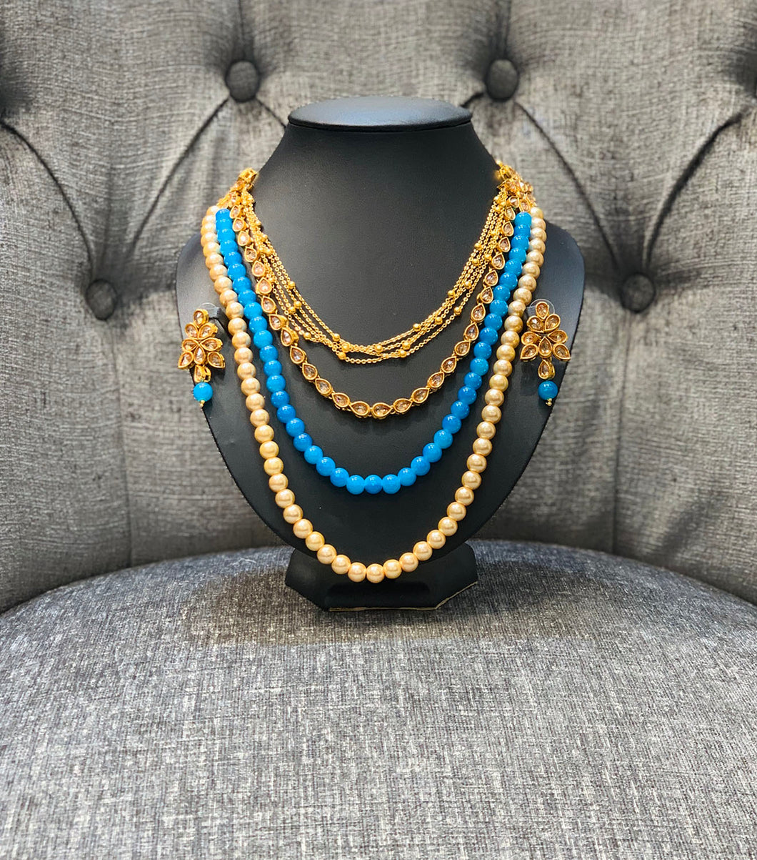 Vibrant Blue Necklace