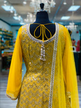 Load image into Gallery viewer, Sequins Yellow Gharara
