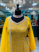 Load image into Gallery viewer, Sequins Yellow Gharara
