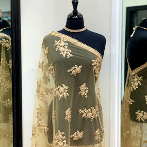 Gold Embroidered Dupatta